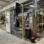 Impianto automatico di pallettizzazione sacchi sottovuoto