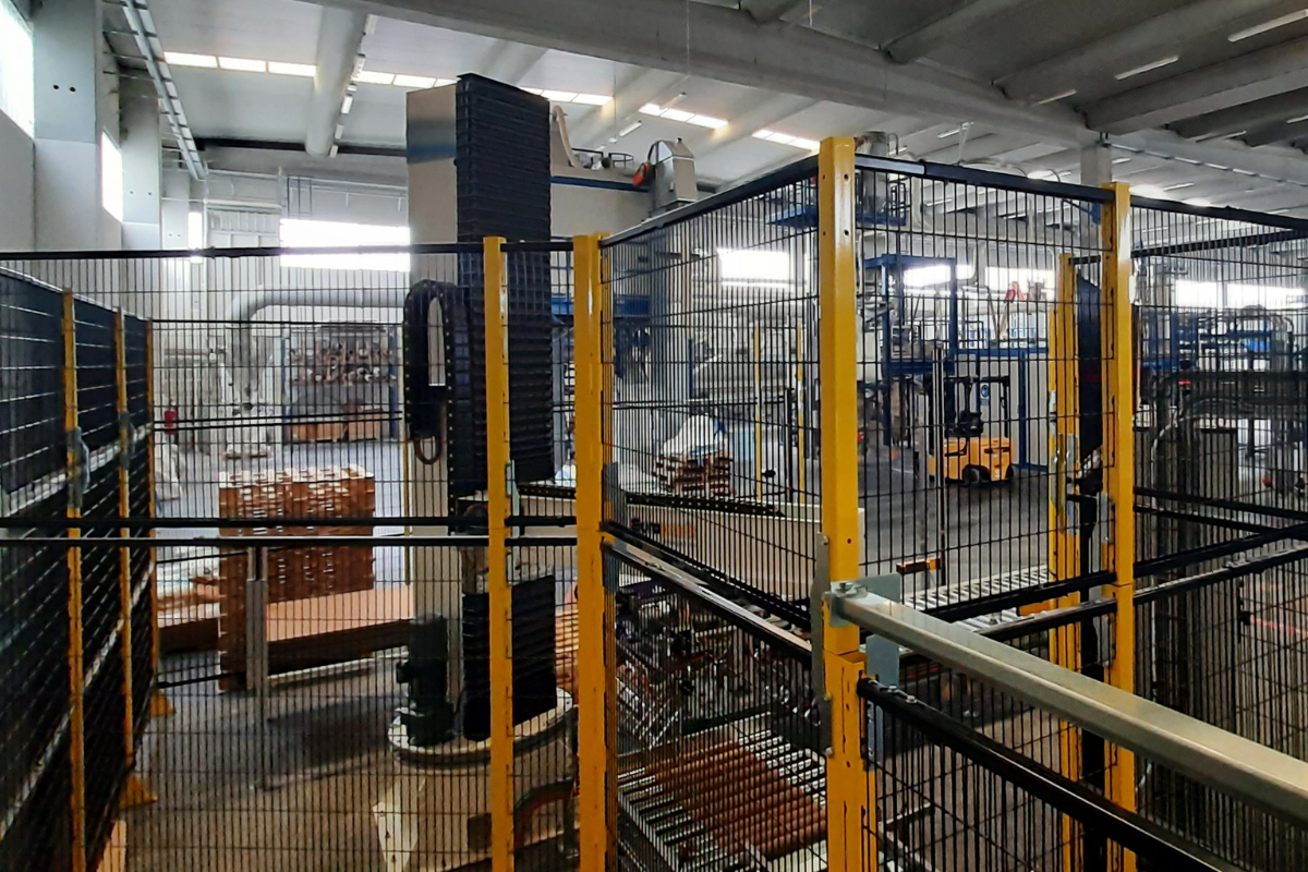 Linea di pallettizzazione sacchi di fertilizzante