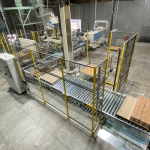 Linea di pallettizzazione sacchi e fardelli di farina