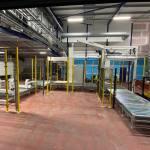 Impianto di pallettizzazione di taniche