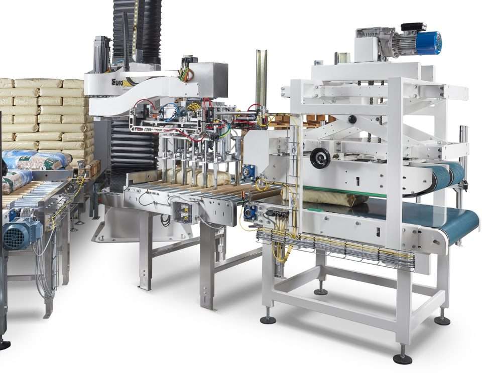 Impianto di pallettizzazione sacchi Europack Winner