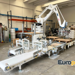 Impianto automatico di pallettizzazione sacchi per riso e frumento con robot Winner 1000
